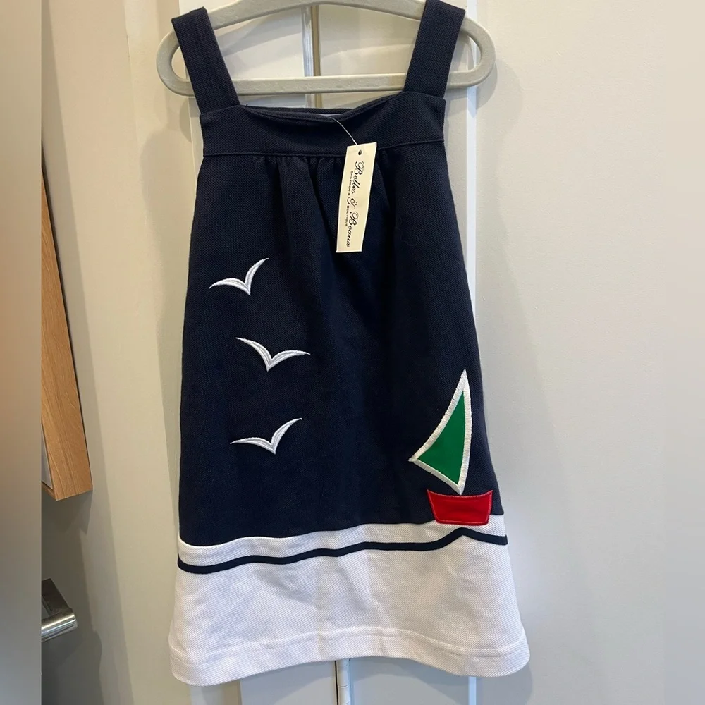 Florence Eiseman Vintage Sale Appliqué Dress - Picture 1 of 4
